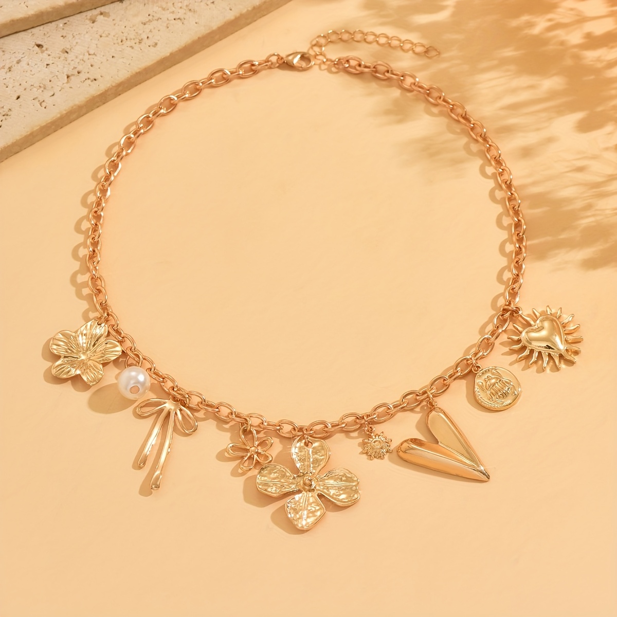 Women's Creative Multi-Pendant Statement Choker Necklace